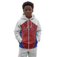 World Football 2026 Afro-Haiti Custom Kid Hoodie Together For Ayiti Red Style - African Pride