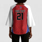 World Football 2026 Afro-Haiti Custom Kimono Sleeve Blouse Together For Ayiti Red Style - African Pride