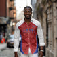World Football 2026 Afro-Haiti Custom Long Sleeve Button Shirt Together For Ayiti Red Style - African Pride
