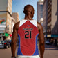 World Football 2026 Afro-Haiti Custom Men Tank Top Together For Ayiti Red Style - African Pride