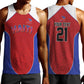 World Football 2026 Afro-Haiti Custom Men Tank Top Together For Ayiti Red Style - African Pride