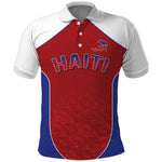 World Football 2026 Afro-Haiti Custom Polo Shirt Together For Ayiti Red Style - African Pride