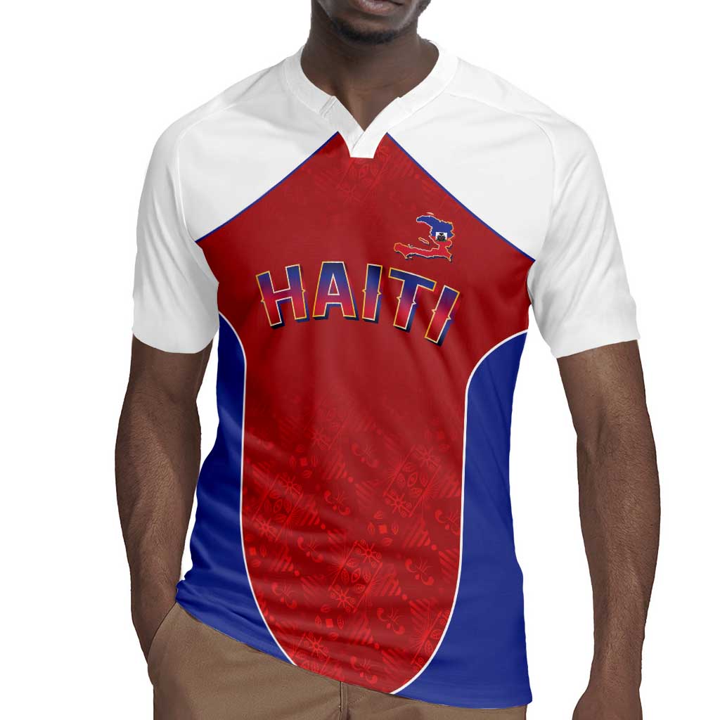 World Football 2026 Afro-Haiti Custom Rugby Jersey Together For Ayiti Red Style - African Pride