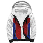 World Football 2026 Afro-Haiti Custom Sherpa Hoodie Together For Ayiti Red Style - African Pride