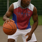 World Football 2026 Afro-Haiti Custom Sleeveless Hoodie Together For Ayiti Red Style - African Pride