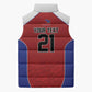 World Football 2026 Afro-Haiti Custom Sleeveless Puffer Jacket Together For Ayiti Red Style - African Pride