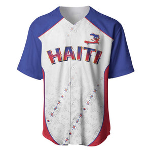 World Football 2026 Afro-Haiti Custom Baseball Jersey Together For Ayiti White Style - African Pride