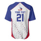 World Football 2026 Afro-Haiti Custom Baseball Jersey Together For Ayiti White Style LT9