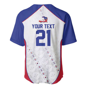 World Football 2026 Afro-Haiti Custom Baseball Jersey Together For Ayiti White Style - African Pride
