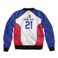 World Football 2026 Afro-Haiti Custom Bomber Jacket Together For Ayiti White Style - African Pride