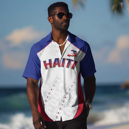 World Football 2026 Afro-Haiti Custom Hawaiian Shirt Together For Ayiti White Style - African Pride