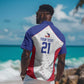 World Football 2026 Afro-Haiti Custom Hawaiian Shirt Together For Ayiti White Style - African Pride