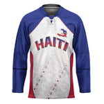 World Football 2026 Afro-Haiti Custom Hockey Jersey Together For Ayiti White Style - African Pride