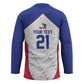 World Football 2026 Afro-Haiti Custom Hockey Jersey Together For Ayiti White Style - African Pride
