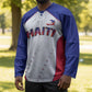 World Football 2026 Afro-Haiti Custom Hockey Jersey Together For Ayiti White Style - African Pride