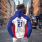 World Football 2026 Afro-Haiti Custom Hoodie Together For Ayiti White Style - African Pride