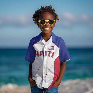 World Football 2026 Afro-Haiti Custom Kid Hawaiian Shirt Together For Ayiti White Style LT9