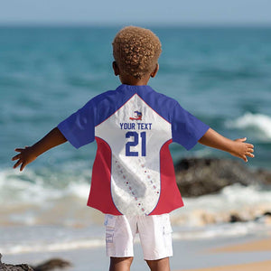 World Football 2026 Afro-Haiti Custom Kid Hawaiian Shirt Together For Ayiti White Style LT9