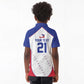 World Football 2026 Afro-Haiti Custom Kid Polo Shirt Together For Ayiti White Style LT9