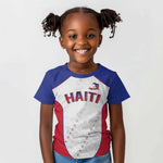 World Football 2026 Afro-Haiti Custom Kid T shirt Together For Ayiti White Style LT9