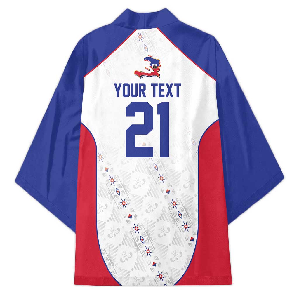World Football 2026 Afro-Haiti Custom Kimono Together For Ayiti White Style - African Pride