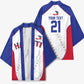 World Football 2026 Afro-Haiti Custom Kimono Together For Ayiti White Style - African Pride