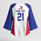 World Football 2026 Afro-Haiti Custom Kimono Sleeve Blouse Together For Ayiti White Style - African Pride