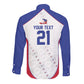 World Football 2026 Afro-Haiti Custom Long Sleeve Button Shirt Together For Ayiti White Style - African Pride