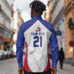 World Football 2026 Afro-Haiti Custom Long Sleeve Button Shirt Together For Ayiti White Style - African Pride