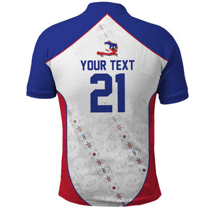 World Football 2026 Afro-Haiti Custom Polo Shirt Together For Ayiti White Style - African Pride