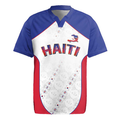 World Football 2026 Afro-Haiti Custom Rugby Jersey Together For Ayiti White Style - African Pride