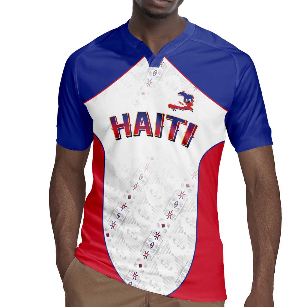 World Football 2026 Afro-Haiti Custom Rugby Jersey Together For Ayiti White Style - African Pride