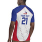 World Football 2026 Afro-Haiti Custom Rugby Jersey Together For Ayiti White Style - African Pride
