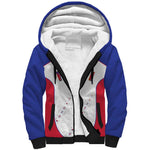 World Football 2026 Afro-Haiti Custom Sherpa Hoodie Together For Ayiti White Style - African Pride
