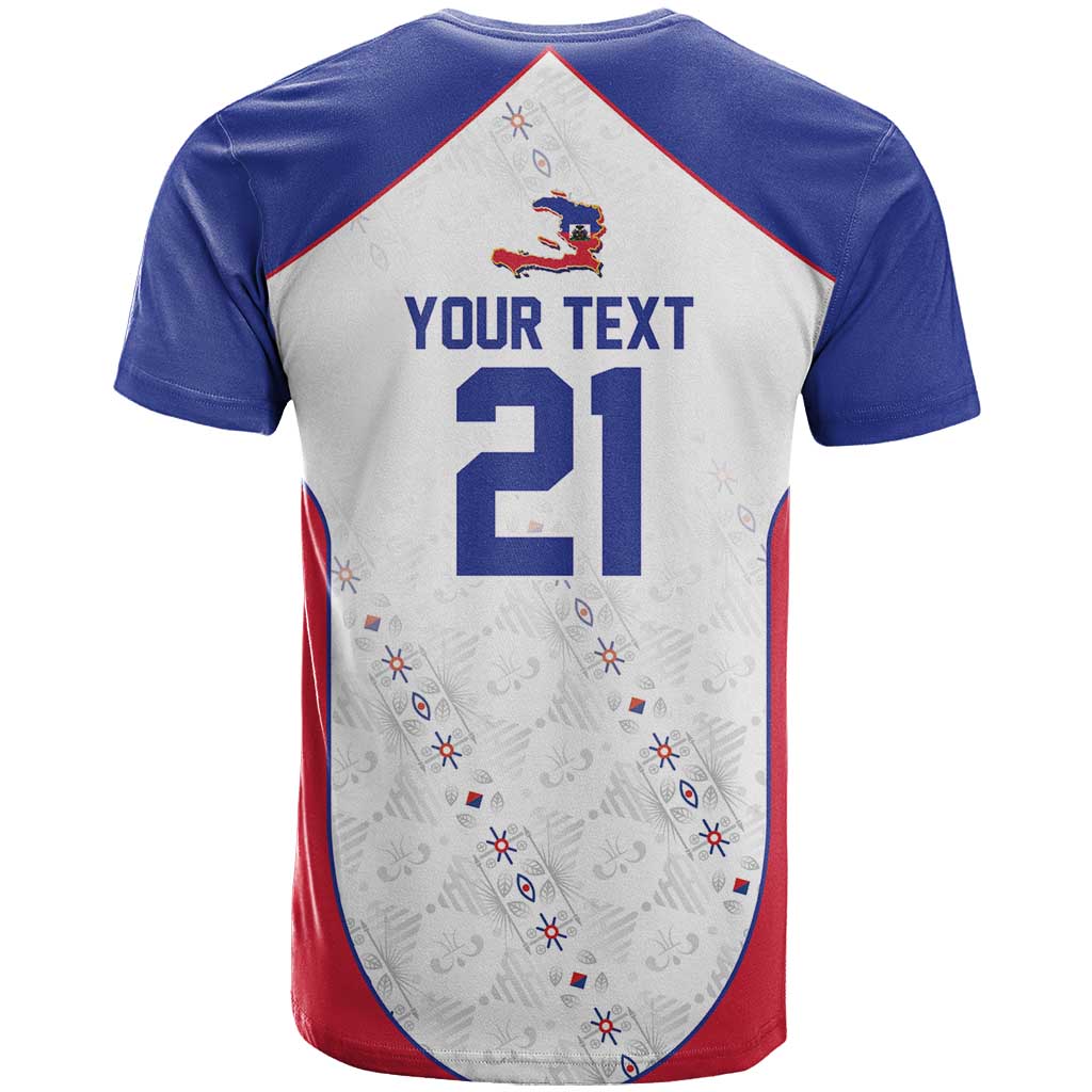 World Football 2026 Afro-Haiti Custom T shirt Together For Ayiti White Style - African Pride