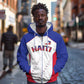 World Football 2026 Afro-Haiti Custom Zip Hoodie Together For Ayiti White Style - African Pride