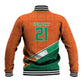 World Football 2026 Ivory Coast Custom Baseball Jacket African Adinkra Pattern - African Pride