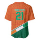 World Football 2026 Ivory Coast Custom Baseball Jersey African Adinkra Pattern - African Pride
