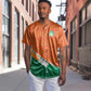 World Football 2026 Ivory Coast Custom Baseball Jersey African Adinkra Pattern - African Pride
