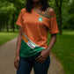 World Football 2026 Ivory Coast Custom Cross Shoulder Shirt African Adinkra Pattern - African Pride