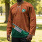 World Football 2026 Ivory Coast Custom Hockey Jersey African Adinkra Pattern - African Pride