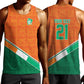 World Football 2026 Ivory Coast Custom Men Tank Top African Adinkra Pattern - African Pride