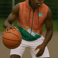 World Football 2026 Ivory Coast Custom Sleeveless Zip Hoodie African Adinkra Pattern - African Pride