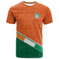 World Football 2026 Ivory Coast Custom T shirt African Adinkra Pattern LT9
