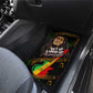 Legend Bob Get Up Stand Up Car Mats Black Jamaican Reggae Multicolored