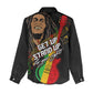 Legend Bob Get Up Stand Up Women Casual Shirt Black Jamaican Reggae Multicolored LT9