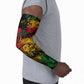 Personalized Rastafarian Lion Legend Bob Arm Sleeves Black Jamaican Reggae Sketch Portrait