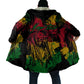 Personalized Rastafarian Lion Legend Bob Cloak Black Jamaican Reggae Sketch Portrait