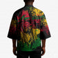 Personalized Rastafarian Lion Legend Bob Kimono Black Jamaican Reggae Sketch Portrait