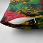 Personalized Rastafarian Lion Legend Bob Pillow Cover Black Jamaican Reggae Sketch Portrait